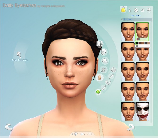 Sims 4 Daily Eyelashes 3 styles / 2 colors by Vampire aninyosaloh at Mod The Sims