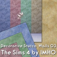 Decorative Stucco Walls 03 at IMHO Sims 4