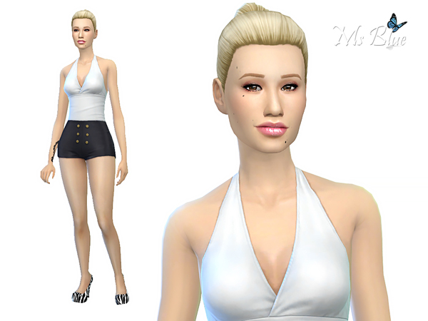 Sims 4 Iggy Azalea by Ms Blue at TSR