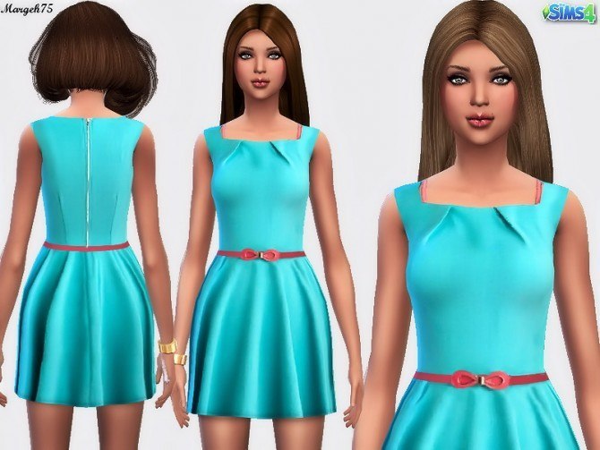 Sims 4 Luck Be A Lady Dress by Margie at Sims Addictions