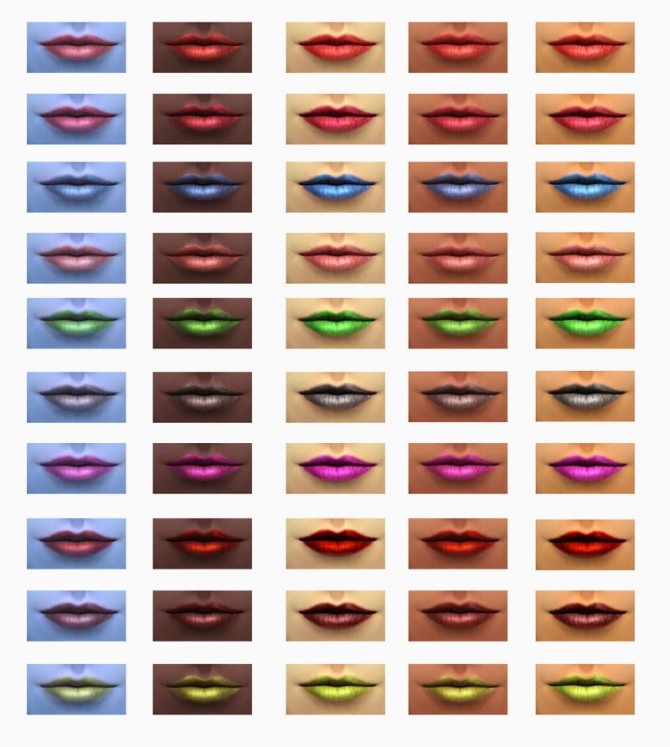 Sims 4 Lipstick 001 at CATcorp