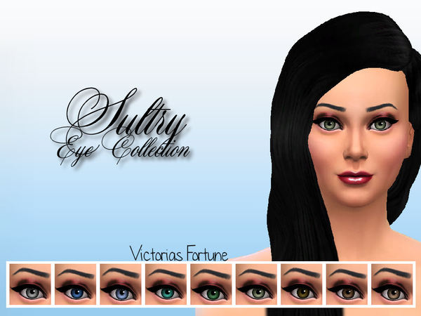 Sims 4 Victorias Sultry Eye Collection by fortunecookie1 at TSR