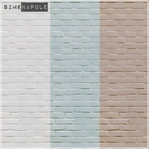 Sims 4 3 Light brick walls at Simenapule