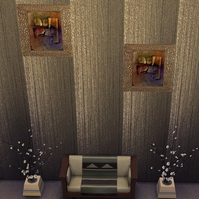 Sims 4 Wallpaper with painting at Trudie55