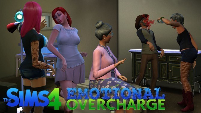 Sims 4 Emotional Overcharge (Social Interaction Tuning) by FlorianPTME at Mod The Sims