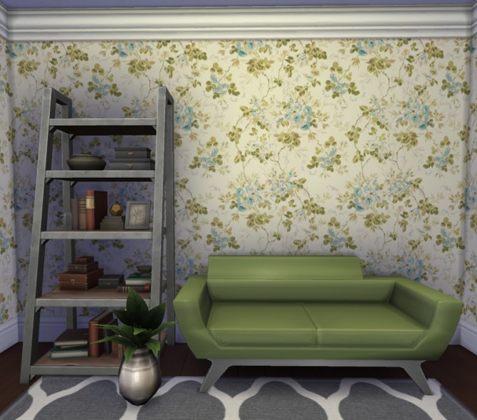 70s Dreamy Teen Floral Wallpapers at Plum's Sims » Sims 4 Updates