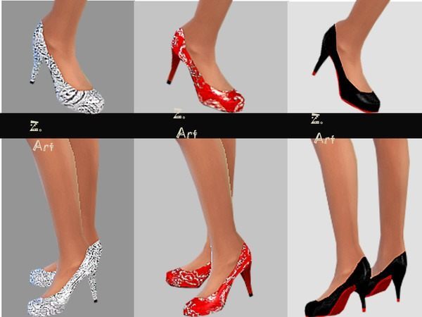 Sims 4 More Shoes by Zuckerschnute20 at TSR