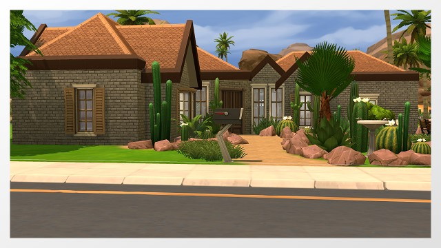 Sims 4 Dusty road house by Oldbox at All 4 Sims