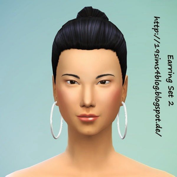 Sims 4 Earrings Set 2 by Michaela P. at 19 Sims 4 Blog