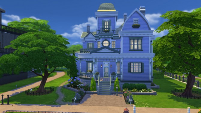 Sims 4 Lilac Lane home at Simply Ruthless