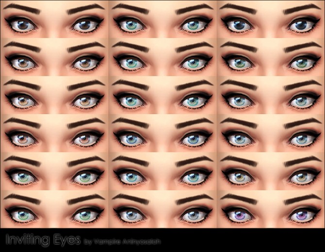 Sims 4 Inviting Eyes by Vampire aninyosaloh at Mod The Sims