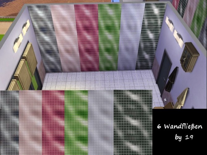 Sims 4 Wall tiles Set 1 at 19 Sims 4 Blog