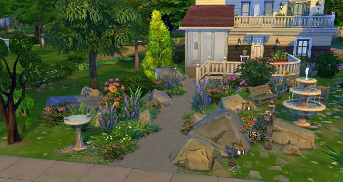 Sims 4 Meringue house at Studio Sims Creation