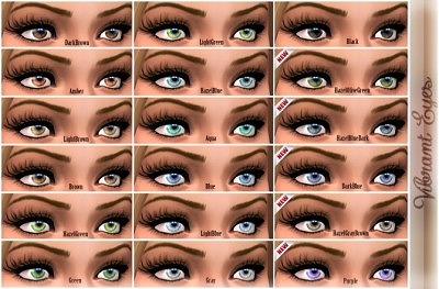 Vibrant Eyes by Shady at Mod The Sims