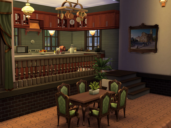 Sims 4 Villa Casablanca by FarynGal at TSR