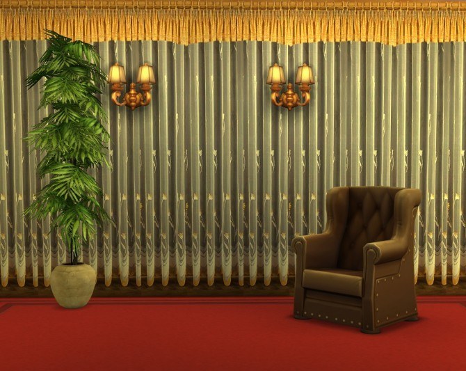 Sims 4 Silk Walls Set 01at Ladesire