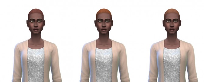 Sims 4 Short shave hair recolors at Busted Pixels
