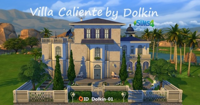 Sims 4 Villa Caliente by Dolkin at ihelensims