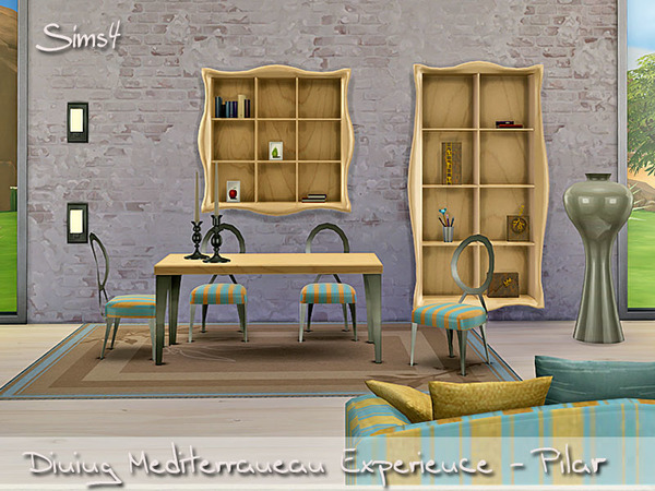 Sims 4 Mediterranean Experience Dining by Pilar at TSR