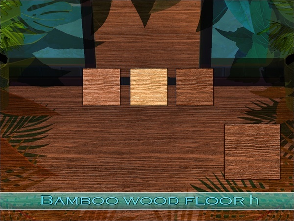 Sims 4 Bamboo Wood Floor by Playful at TSR
