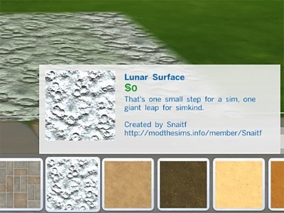 Lunar Surface Terrain Paint by Snaitf at Mod The Sims