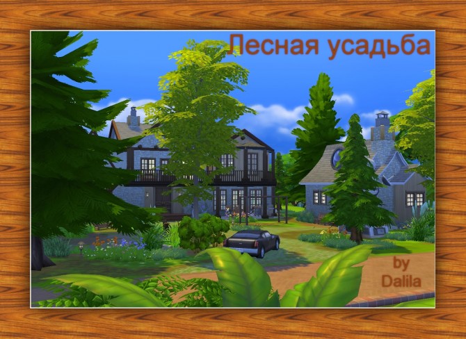 Sims 4 Forest farmstead at Architectural tricks from Dalila