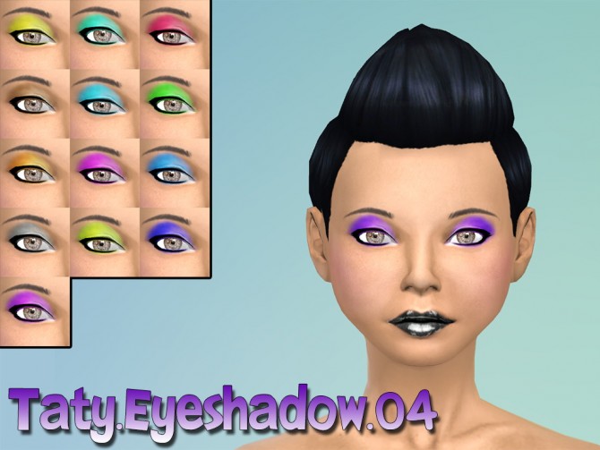 Sims 4 Eyeshadow 04 at Taty – Eámanë Palantír