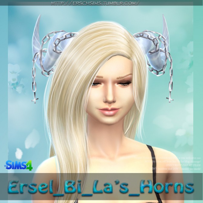 Sims 4 Bi Las Horns at ErSch Sims