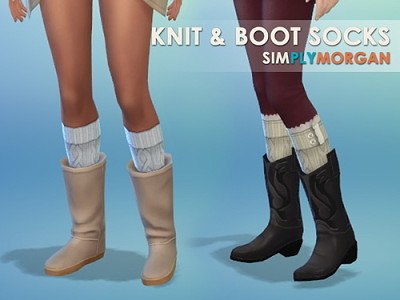 Boot & Knit Socks at Simply Morgan
