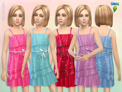 Square Sequin Dress by lillka at TSR
