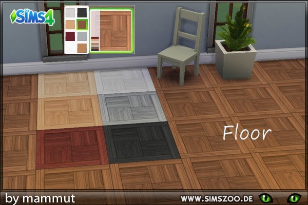 Sims 4 Wood Quadro floor by mammut at Blacky’s Sims Zoo
