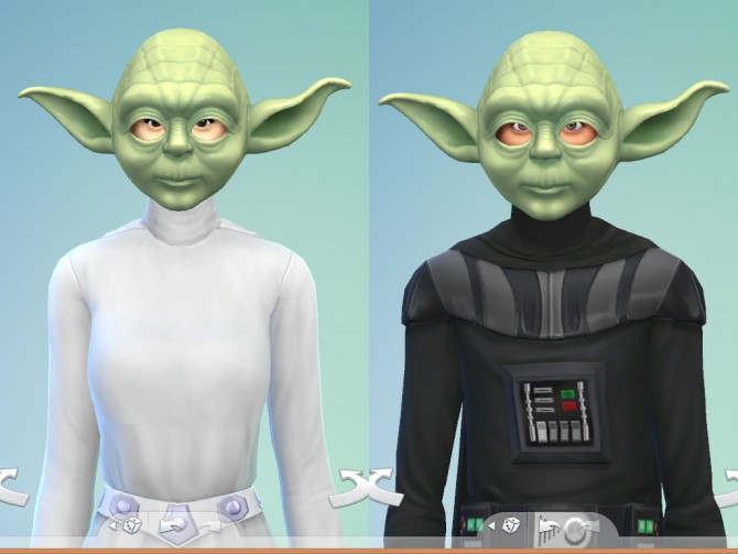 Sims 4 Yoda Mask by Snaitf at Mod The Sims