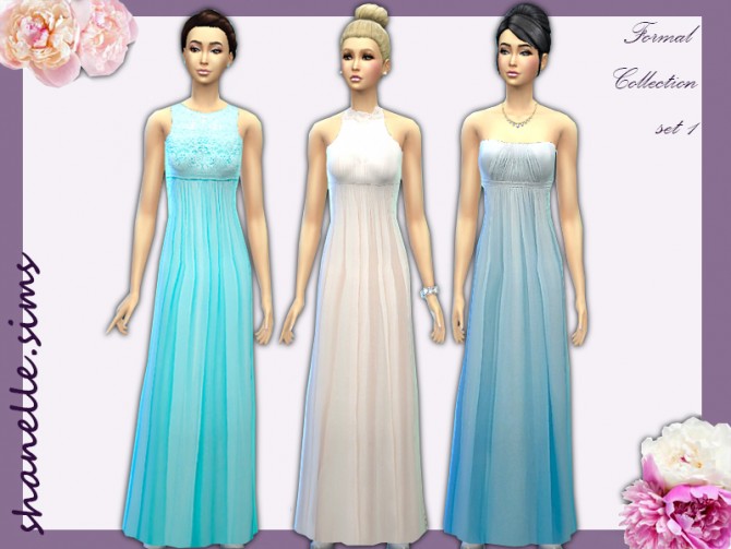 Sims 4 Formal maxi dresses at Shanelle Sims