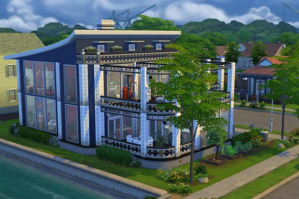Sims 4 Born To Be Rich house by strongi at Blacky’s Sims Zoo