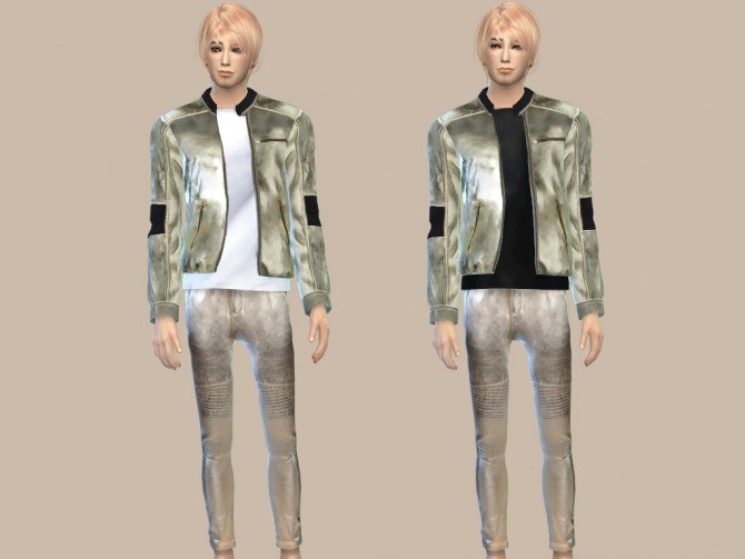 Sims 4 SHINE BRIGHT jacket + pants at The Young Enzo