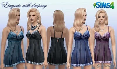Drapery camis by Olesmit at OleSims