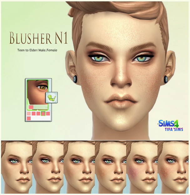 Sims 4 Blusher N1 at Tifa Sims