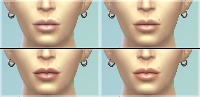 Sims 4 Male Lip Gloss by HugeLunatic at Mod The Sims
