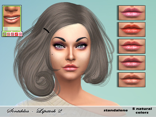 Sims 4 Lipstick 2 by Sintiklia at TSR