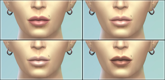 Sims 4 Male Lip Gloss by HugeLunatic at Mod The Sims