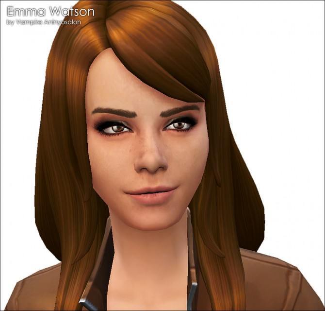 Sims 4 Emma Watson by Vampire aninyosaloh at Mod The Sims