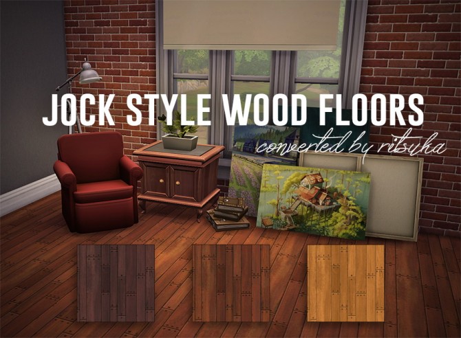 Sims 4 Jock Style wood floors at Ritsuka