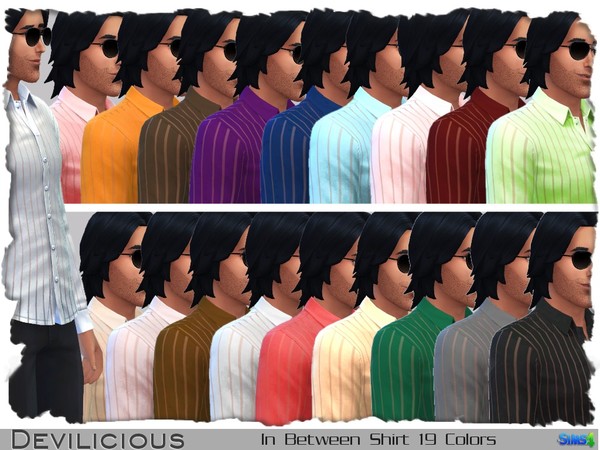 Sims 4 In Between Shirt for Males by Devilicious at TSR