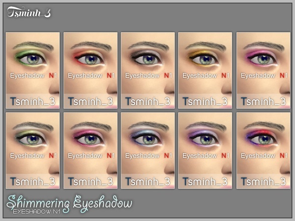 Sims 4 Shimmering Eyeshadow by tsminh 3 at TSR