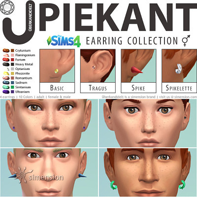 Überkandidelt Piekant earrings 40 styles! at Simension