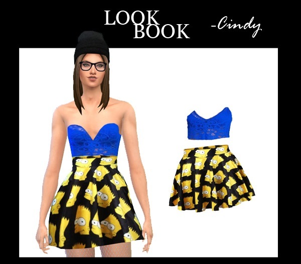 Sims 4 4 Fashion looks by Cindy at CCTS4