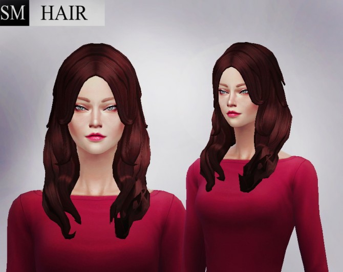 Sims 4 Monalisa Hair at Simaniacos