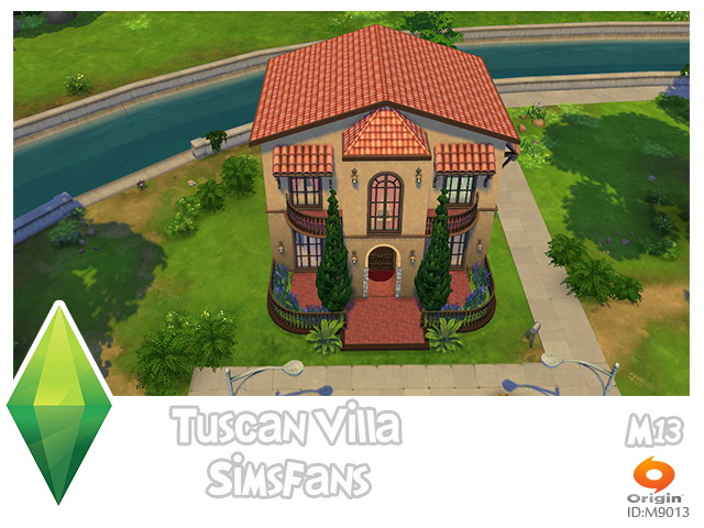 Sims 4 Tuscan Villa by M13 at Sims Fans