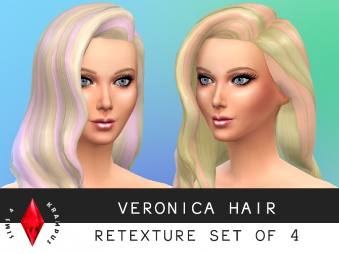 Sims 4 Veronica hair retexture at Sims 4 Krampus