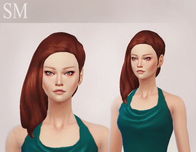 Sims 4 SM Pénelope Hair at Simaniacos
